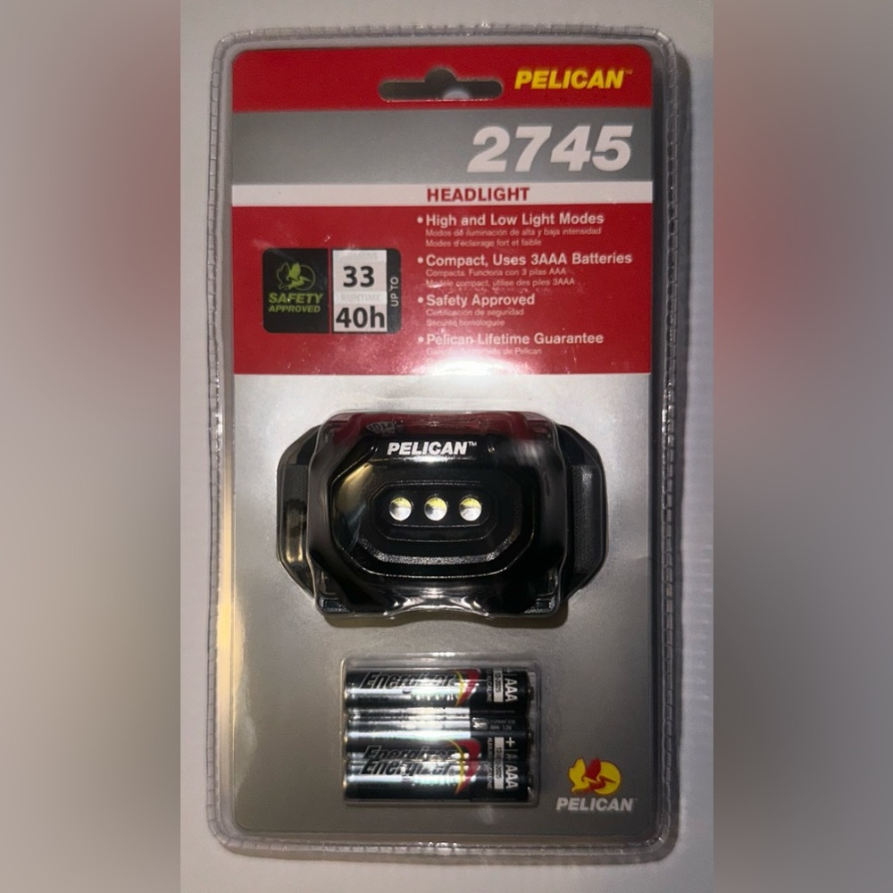 Pelican 2745 Black Headlight